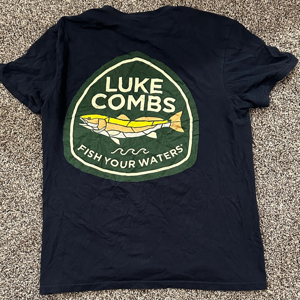 Luke Combs Fish Your Waters tshirt